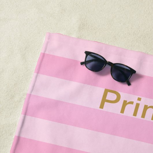 Princess Flamingo 👑 Strandlaken (In situ)