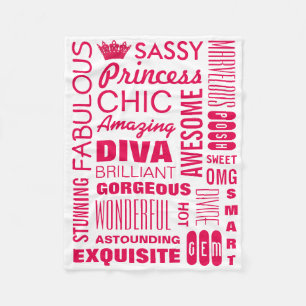 Princess Fleece Blanket Deken
