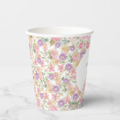 Princess Floral Castle Papieren Bekers (Voorkant)