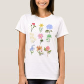 Princess Flowers T-shirt (Voorkant)