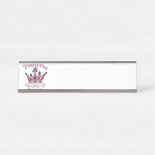 Princess Forever Bureau Naambordje (Voorkant)
