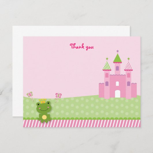 Princess Frog Castle - Dank u voor uw briefkaarten (Voorkant / Achterkant)