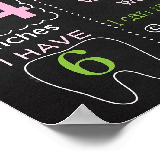 Princess Frog Eerste verjaardagskalk Poster (Hoek)