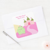 Princess Frog Fairytale SQUARE Favor Sticker (Envelop)