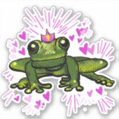 Princess Frog Sticker (Voorkant)