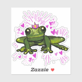Princess Frog Sticker