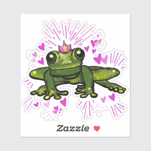 Princess Frog Sticker (Vel)