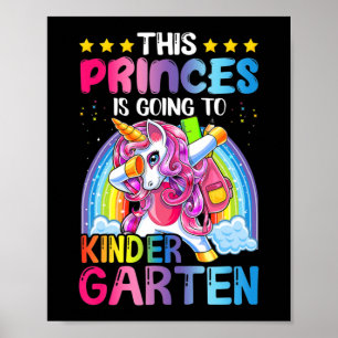 Princess gaat terug naar de school voor kinderen poster