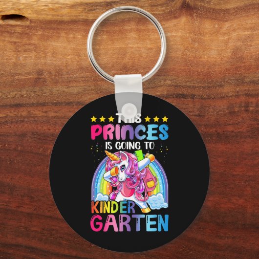 Princess gaat terug naar de school voor kinderen sleutelhanger (Voorkant)