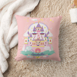 Princess gepersonaliseerd roze Kussen