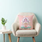 Princess gepersonaliseerd roze Kussen (Stoel)