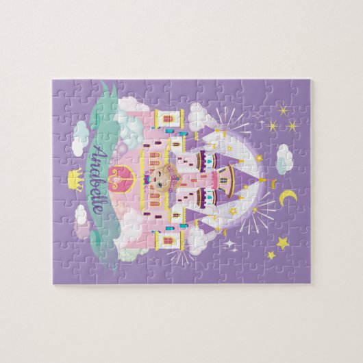 Princess gepersonaliseerde puzzel Legpuzzel (Horizontaal)
