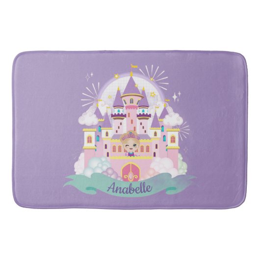  Princess gepersonaliseerde zachte badmat (Voorkant)