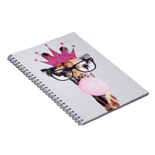 Princess Giraffe Bgloing Bubble gom Notitieboek (Rechterzijde)