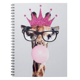 Princess Giraffe Bgloing Bubble gom Notitieboek
