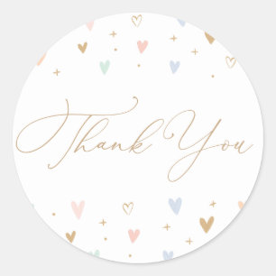 Princess Girl Birthday Party Ronde Sticker