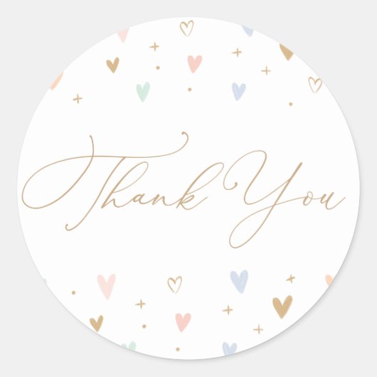 Princess Girl Birthday Party Ronde Sticker (Voorkant)