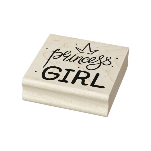 Princess Girl Rubber Stamp Rubberstempel (Stempel)