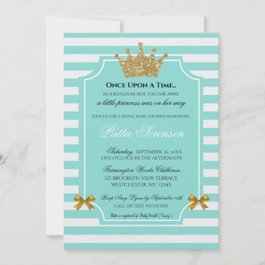 Princess Glam Baby Sprinkle Brunch Shower Party (Voorkant)