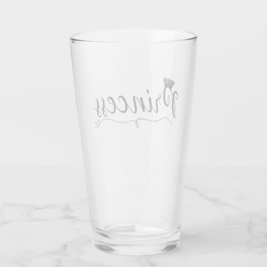 "Princess" Glas (Achterkant)