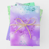 Princess Glitter Inpakpapier Vel (In situ)