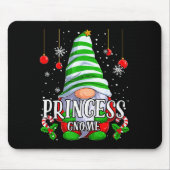 Princess Gnome Christmas Pajamas Matching Family G Muismat (Voorkant)