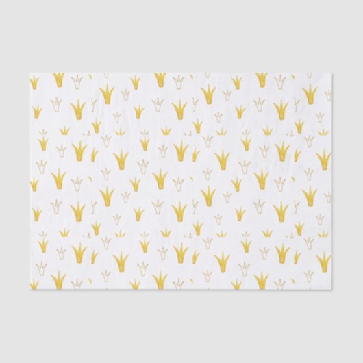 Princess Gold Crown Tissuepapier (Voorkant)