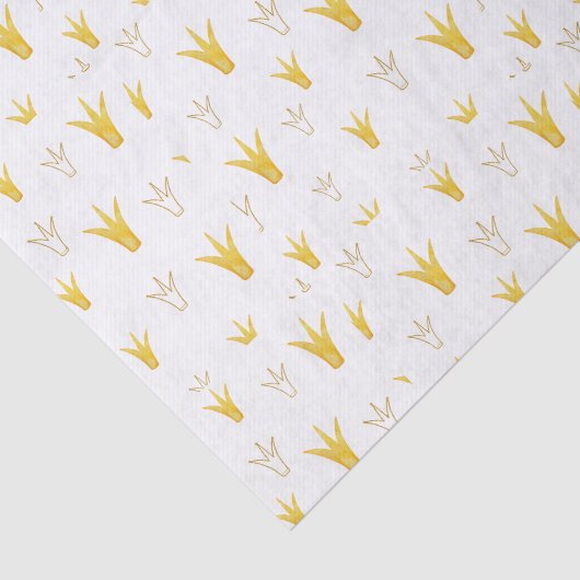 Princess Gold Crown Tissuepapier (Detail)