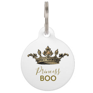 Princess Golden crown  Huisdierpenning
