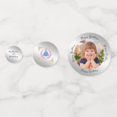 Princess Gown Gold Glitter & Custom Photo Confetti (Voorkanten)