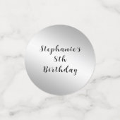 Princess Gown Gold Glitter & Custom Photo Confetti (Kleine voorkant)