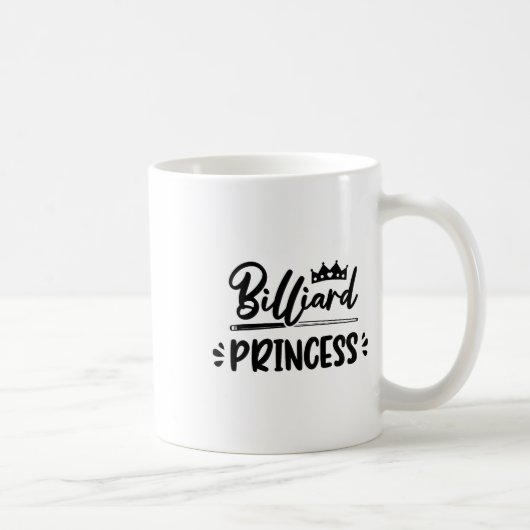 Princess Graphic Pool Billard Snooker Billard Cue Koffiemok (Rechts)