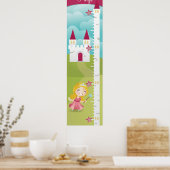 Princess Growth Chart Poster (Keuken)