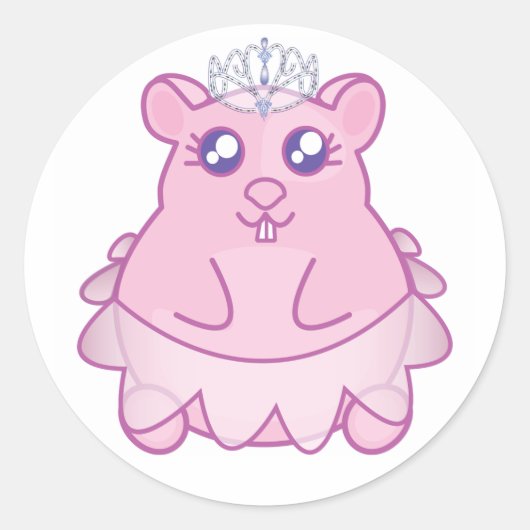 Princess Hamster Stickers (Voorkant)