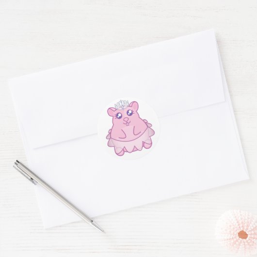 Princess Hamster Stickers (Envelop)