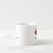 Princess Heart 1e keer mam Gifts Espresso Kop (Voorkant)