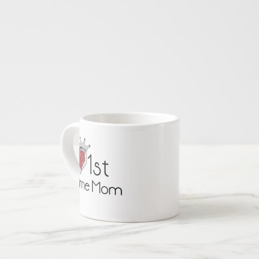 Princess Heart 1e keer mam Gifts Espresso Kop (Links)