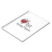 Princess Heart 1e keer mam Gifts Notitieboek (Linkerzijde)