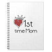 Princess Heart 1e keer mam Gifts Notitieboek (Voorkant)