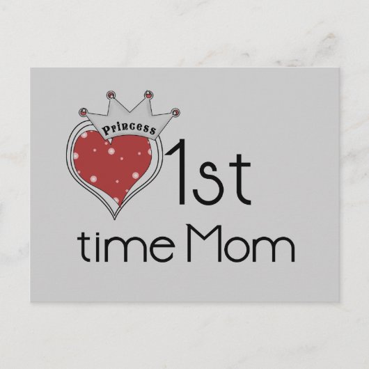 Princess Heart, eerste keer, mama-overhemden en ca Briefkaart (Voorkant)