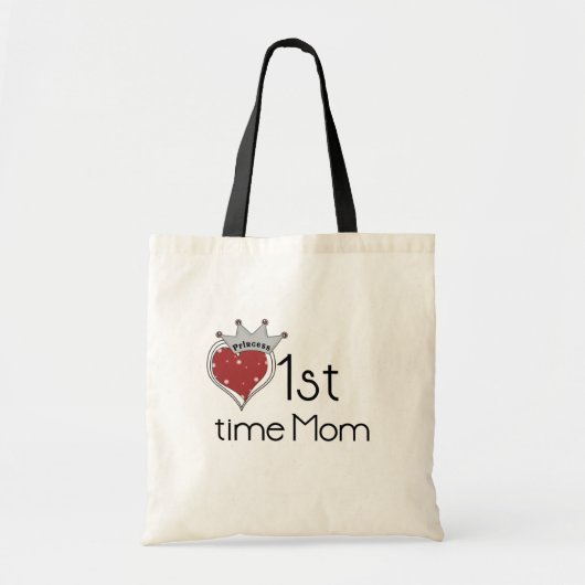 Princess Heart, eerste keer, mama-overhemden en ca Tote Bag (Voorkant)