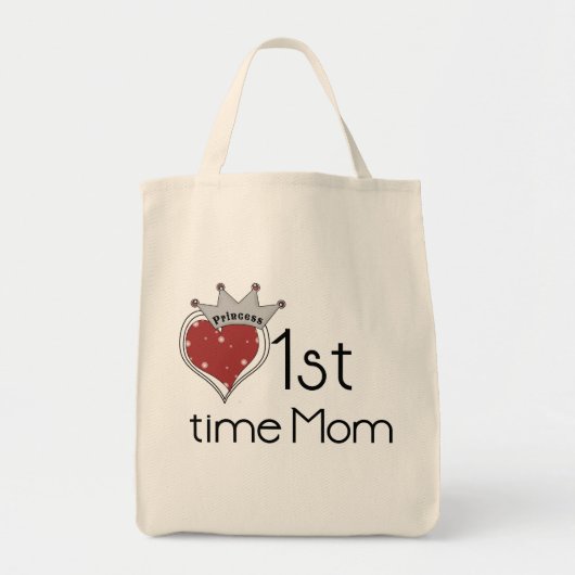 Princess Heart, eerste keer, mama-overhemden en ca Tote Bag (Voorkant)