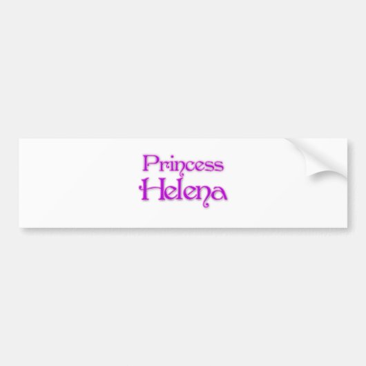 Princess Helena Bumpersticker (Voorkant)