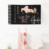 Princess Het is een meisje Baby shower Banner (Insitu)