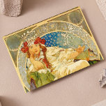 Princess Hyacinth iPad Mini Cover<br><div class="desc">Oskar Nedbal's ballet-pantomime, Princess Hyacinth, premiert in 1911 in het nationale theater in Praag, met libretto van Ladislav Novák. Het poster van Mucha adverteren de voorstelling van de voorstelling van de voorvechter Andula Sedláčková, die begon in de titel. Een dorpsmid droomt dat zijn dochter de prinses Hyacinth wordt en dat...</div>