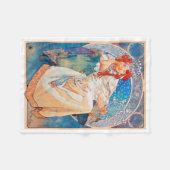 Princess Hyacinth, Mucha Fleece Deken (Voorkant (Horizontaal))