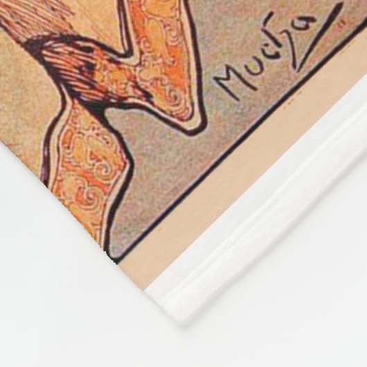 Princess Hyacinth, Mucha Fleece Deken (Hoek)