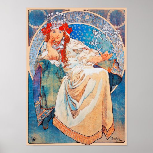 Princess Hyacinth, Mucha Poster (Voorkant)