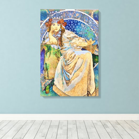 Princess Hyacinth  Theater Advertisement Canvas Afdruk (Insitu (Houten vloer))
