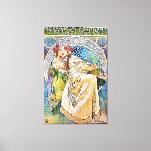 Princess Hyacinth  Theater Advertisement Canvas Afdruk (Voorkant)